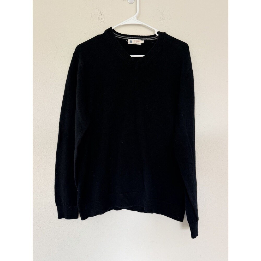 Vintage J.crew 90s Navy Sweater Large Preppy Old Money Quiet Luxury Minimalist
